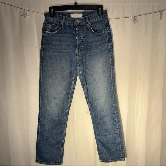 👖 Mother Jeans The Tomcat Straight Leg Size 26 – We All Scream Wash Distressed - Picture 3 of 8